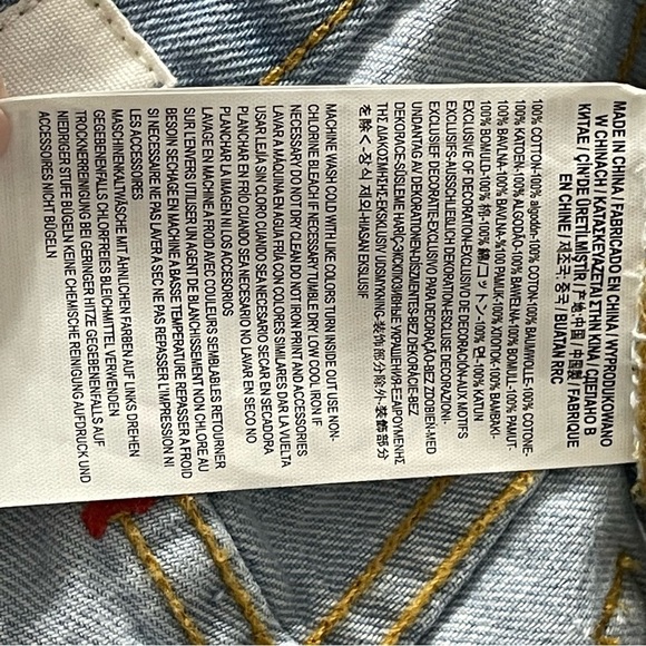 VANS Jeans High Rise Straight Lightwash Denim Relaxed Fit Womens 7 28 - Picture 7 of 16